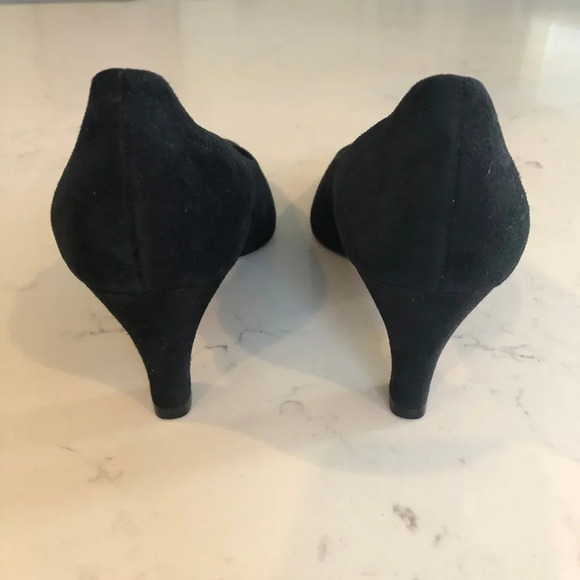 Gabor International Leather Blue Suede Shoes w 2.5" Heels Sz 6.5 US NWOT - Picture 4 of 13